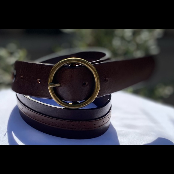 Eddie Bauer Accessories - VTG Eddie Bauer🇺🇸 Made Leather Belt, Sz 30